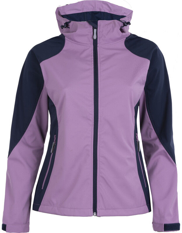 Cerva dames softshell jas Yowie XL donkerblauw/paars