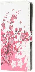 Geen Samsung Galaxy A12 Portemonnee Hoesje Bloemen  Print