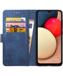 Rosso Element Samsung Galaxy A02S Hoesje Book Cover Blauw