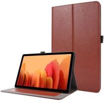 Geen Samsung Galaxy Tab A7 10.4 (2020) Hoes Portemonnee Book Case Bruin