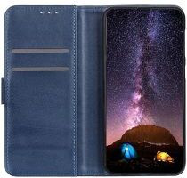 Geen Motorola Moto G9 Power Hoesje Wallet Book Case Blauw