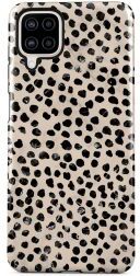 Burga Tough Case Samsung Galaxy A12 Hoesje Almond Latte Print