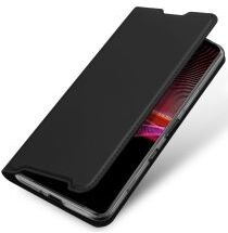 Dux Ducis Skin Pro Series Sony Xperia 1 III Hoesje Wallet Case Zwart