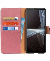 KHAZNEH Sony Xperia 10 III Hoesje Wallet Book Case Roze