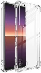 Geen Sony Xperia 1 III Hoesje Dun TPU met Screen Protector Transparant