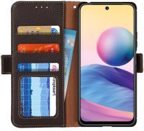 Khazneh Xiaomi Redmi Note 10 5G/Poco M3 Pro RFID Portemonnee Bookcase Bruin