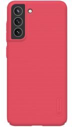 Nillkin Super Frosted Shield Samsung Galaxy S21 FE Hoesje Rood