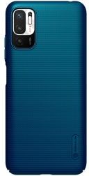 Nillkin Frosted Xiaomi Redmi Note 10 5G / Poco M3 Pro Hoesje Blauw