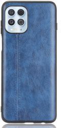 Geen Motorola Moto G100 Hoesje TPU Leren Litichi Textuur Back Cover Blauw