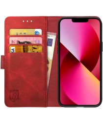 Rosso Element Apple iPhone 13 Hoesje Book Cover Rood