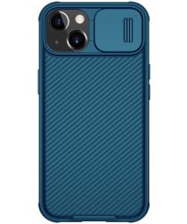Nillkin CamShield iPhone 13 Mini MagSafe Hoesje Camera Slider Blauw