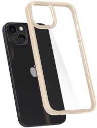 Spigen Ultra Hybrid Apple iPhone 13 Hoesje Back Cover Beige