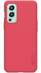 Nillkin Super Frosted Shield OnePlus Nord 2 5G Hoesje Back Cover Rood