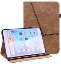 Geen Apple iPad Mini 6 Hoes Tri-Fold Portemonnee Book Case Bruin