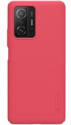 Nillkin Super Frosted Shield Xiaomi 11T/11T Pro Hoesje Backcover Rood