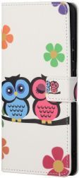 Geen Samsung Galaxy M52 Hoesje Portemonnee Book Case Uil Print