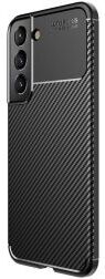 Selected by GSMpunt.nl Samsung Galaxy S22 Hoesje Siliconen Carbon TPU Back Cover Zwart