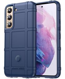 Selected by GSMpunt.nl Samsung Galaxy S22 Hoesje Shock Proof Rugged Shield Back Cover Blauw