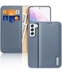 Dux Ducis Hivo Series Samsung Galaxy S22 Hoesje RFID Book Case Blauw