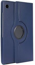 Geen Samsung Galaxy Tab A8 Hoes 360 Graden Draaibare Book Case Blauw