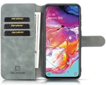 DG Ming Samsung Galaxy A10 Portemonnee Hoesje Grijs