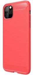 Selected by GSMpunt.nl Apple iPhone 11 Pro Max Geborsteld TPU Hoesje Rood