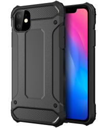 Selected by GSMpunt.nl Apple iPhone 11 Hoesje Shock Proof Hybride Back Cover Zwart