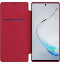 Nillkin Qin Series Flip Hoesje Samsung Galaxy Note 10 Rood