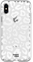 HappyCase Apple iPhone XS Flexibel TPU Hoesje Luipaard Print