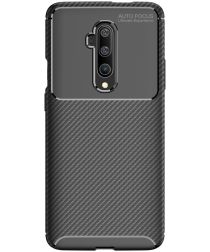 Selected by GSMpunt.nl OnePlus 7T Pro Siliconen Carbon Hoesje Zwart