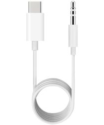 Geen USB-C naar Jack 3.5mm Audio Adapter Wit