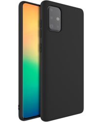 IMAK UC-1 Series Samsung Galaxy A51 Hoesje Matte TPU Zwart