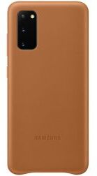 Samsung Origineel Samsung Galaxy S20 Hoesje Leather Back Cover Bruin