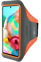 Mobiparts Comfort Fit Armband Samsung Galaxy A71 Sporthoesje Oranje