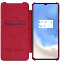 Nillkin Qin Book OnePlus 7T Hoesje Rood