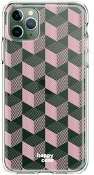 HappyCase iPhone 11 Pro Hoesje Flexibel TPU Blokjes Print