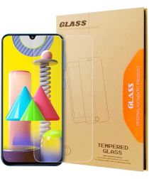 Geen Samsung Galaxy M31 Screenprotector 2.5D Arc Edge Tempered Glass