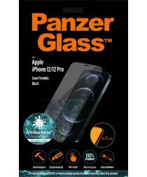PanzerGlass iPhone 12 / 12 Pro Screenprotector Antibacterieel Zwart