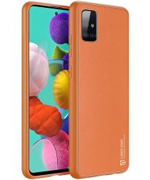 Dux Ducis Yolo Series Samsung Galaxy A71 Hoesje Backcover Oranje