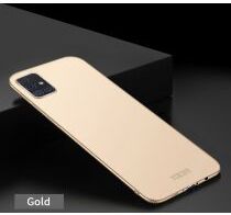 MOFI Shield Frosted Samsung Galaxy A71 Hoesje Hard Plastic Goud