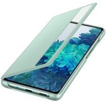 Samsung Origineel Samsung Galaxy S20 FE Hoesje Smart Clear View Cover Groen