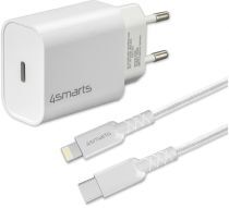 4smarts 20W Oplader iPhone 12  Serie + USB-C naar Lightning Kabel 1.5M