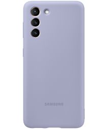 Samsung Origineel Samsung Galaxy S21 Hoesje Siliconen Cover Paars