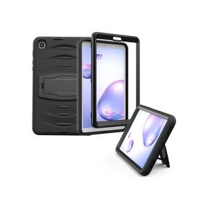 Geen Samsung Galaxy Tab A 8.4 (2020) Hybride Kickstand Hoes Zwart