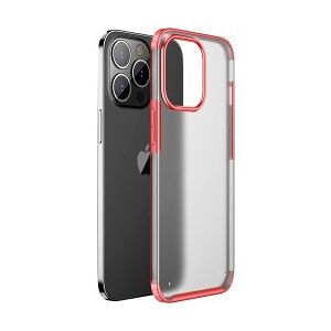 Geen Apple iPhone 13 Pro Hybrid Armor Hard Plastic Back Cover Rood
