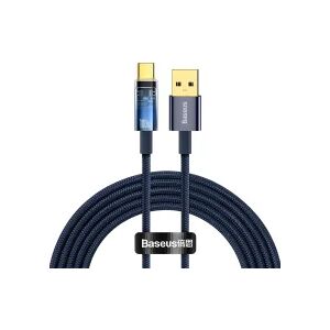 Baseus Explorer Series USB naar USB-C Kabel 100W Blauw 2 Meter