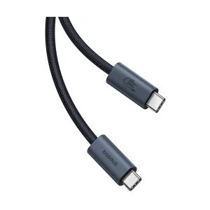 Baseus Flash Series 240W USB-C naar USB-C Laad/Videokabel 8K 1M Zwart
