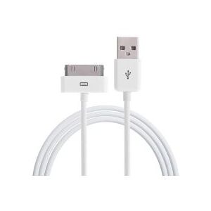 Geen 30-pins kabel 1m wit voor Apple iPhone & iPad