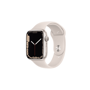 Apple Watch Series 7   45mm   Aluminium Case Sterrenlicht   Sterrenlicht sportbandje   GPS   WiFi C-grade