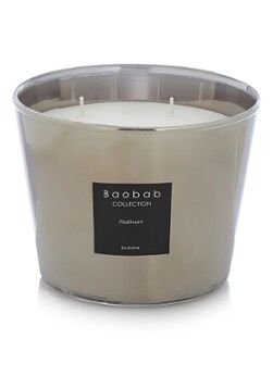 Baobab Collection Platinum Exclusive Max 10 geurkaars - Parelmoer